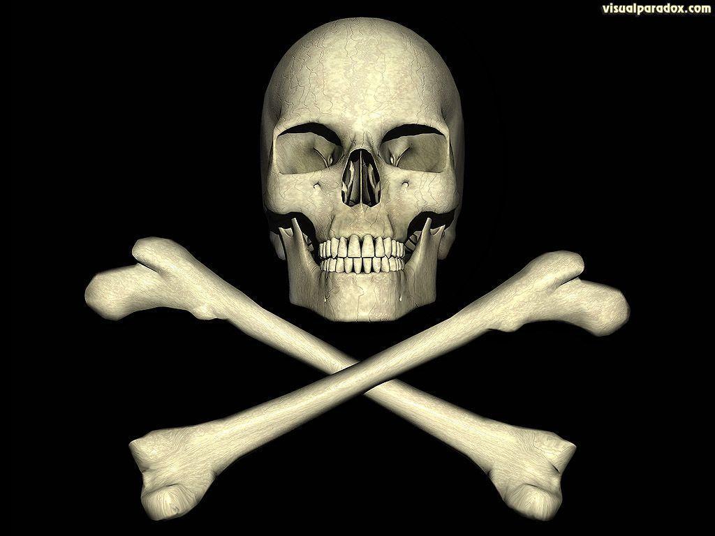 Skull and crossbones wallpaper. Clickandseeworld is all about