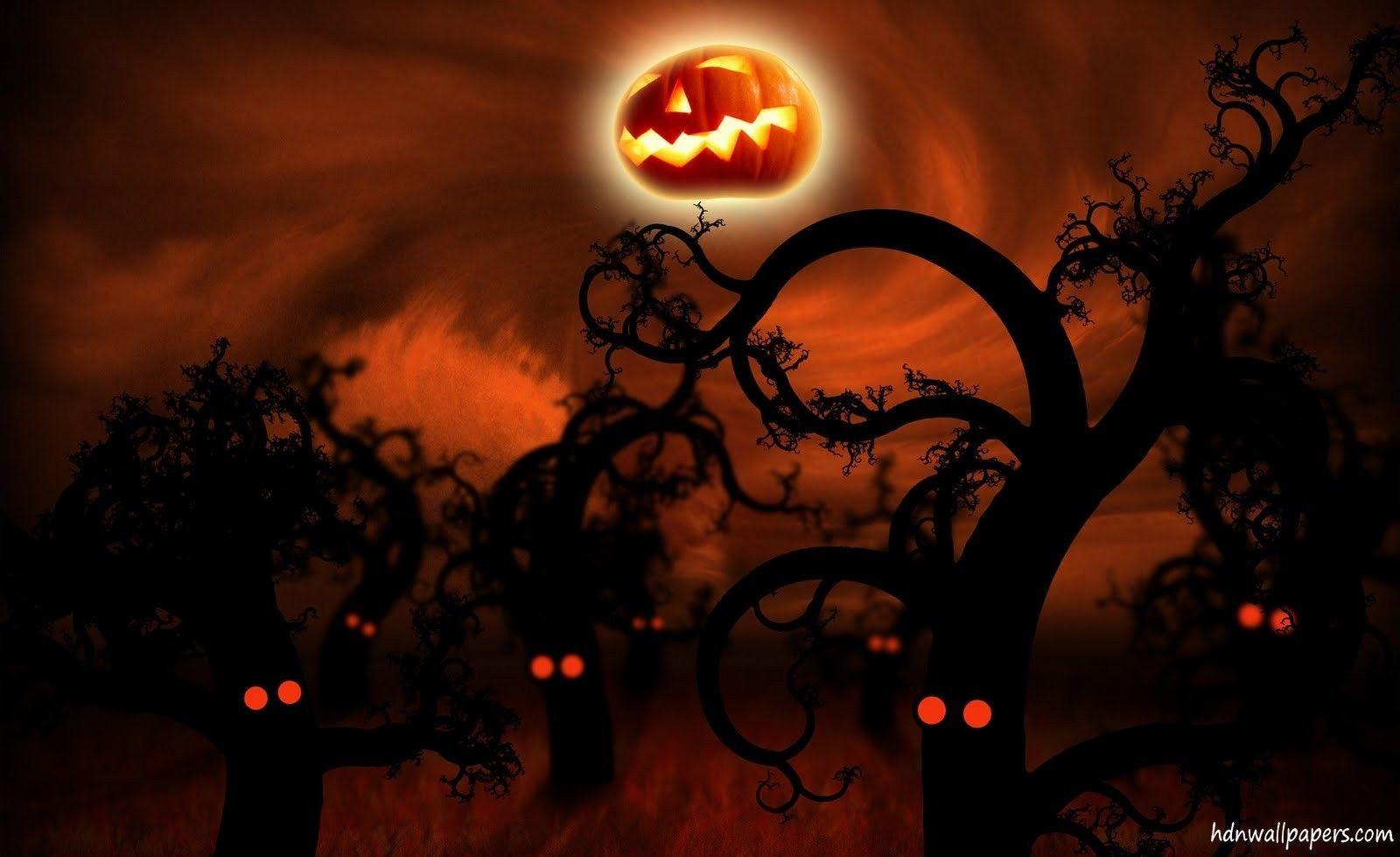 Dark Halloween Desktop Wallpaper Free Download