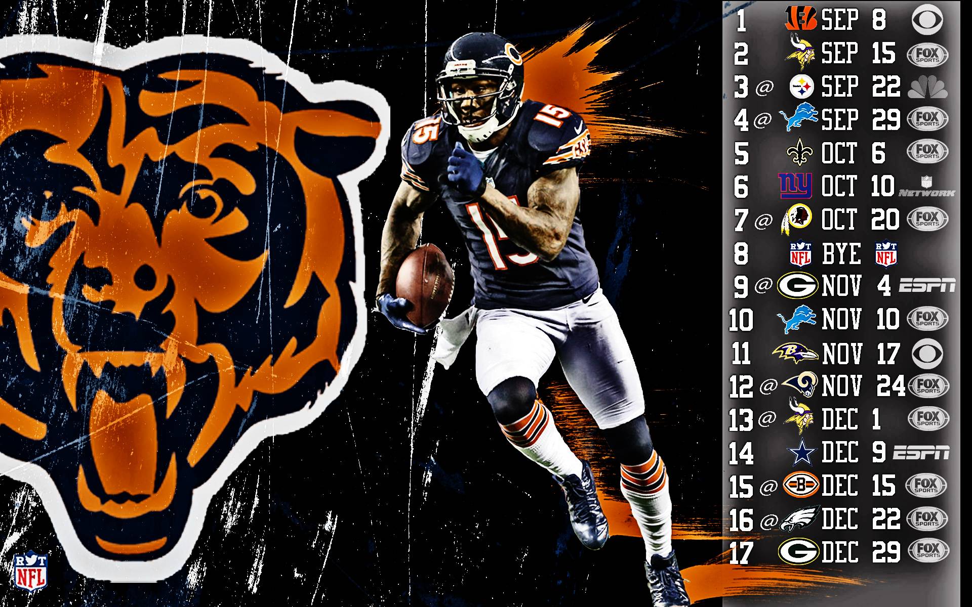 Chicago Bears Schedule 2014