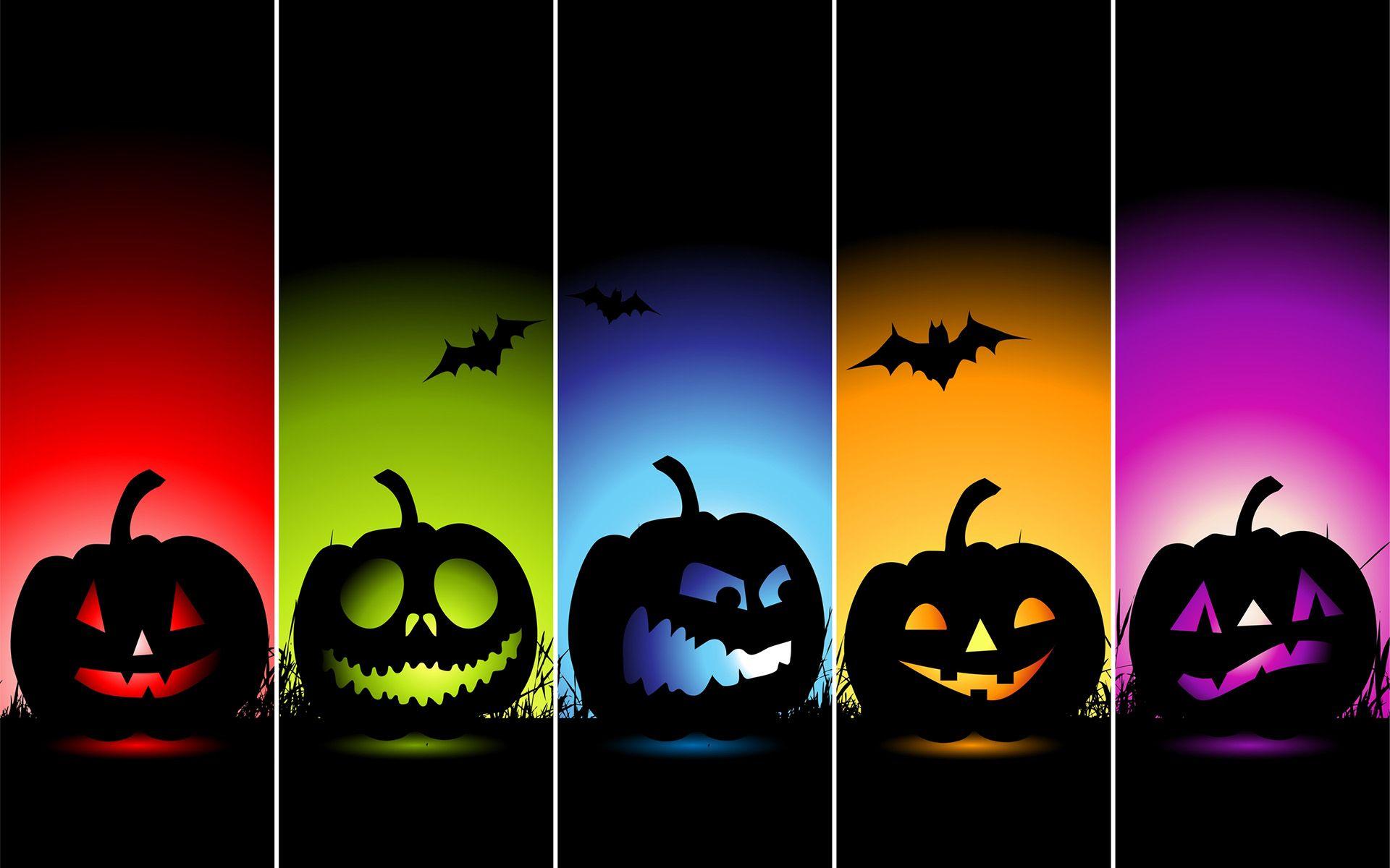 Jack O Lanterns Face Halloween Wallpaper