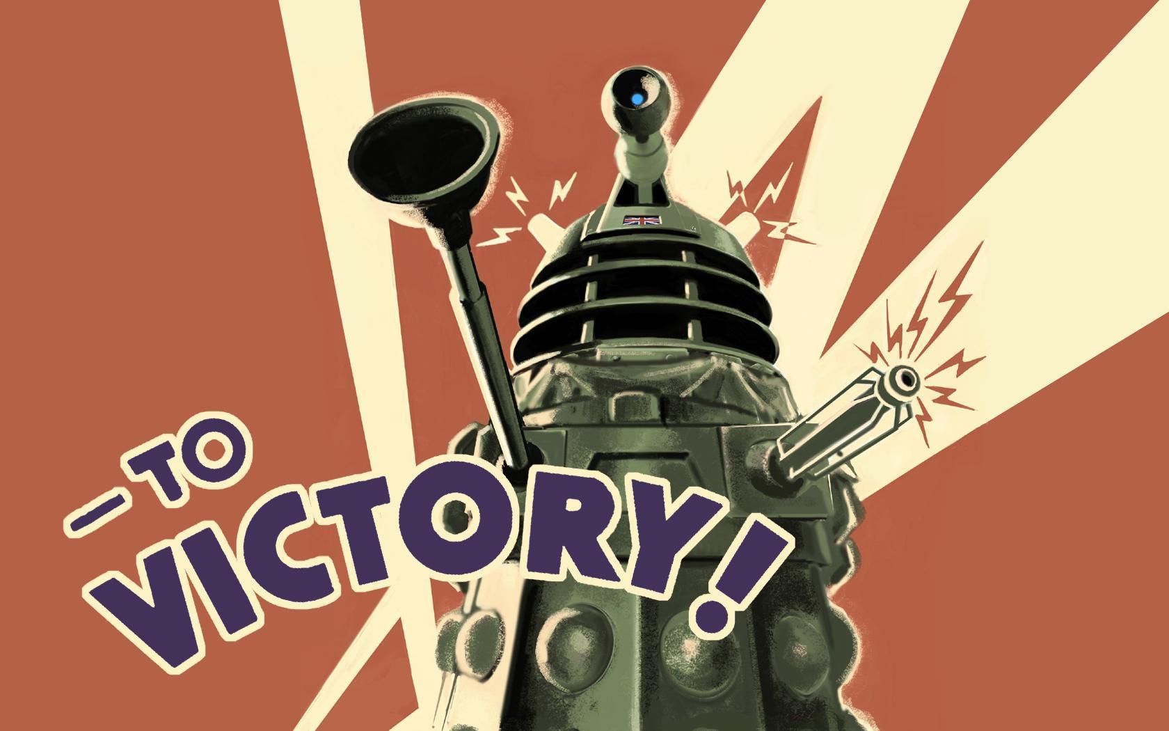 Wallpaper For > Doctor Who Dalek Exterminate Wallpaper