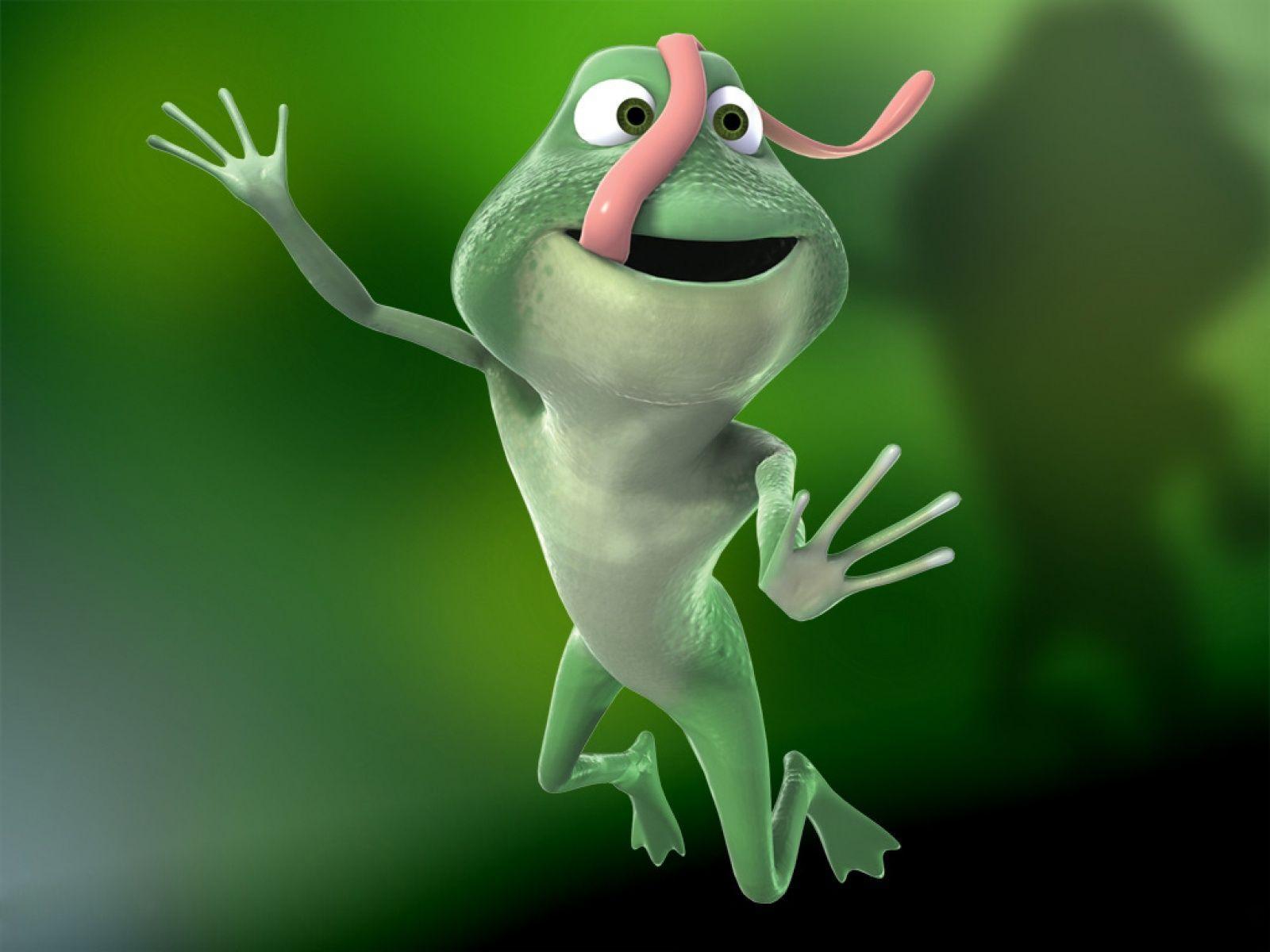 Funny Frog Cartoon Picture