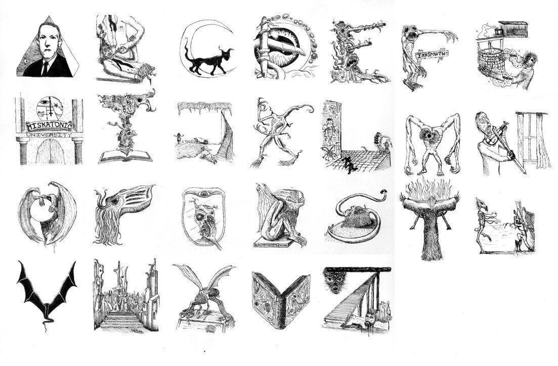 Lovecraft Alphabet A Z