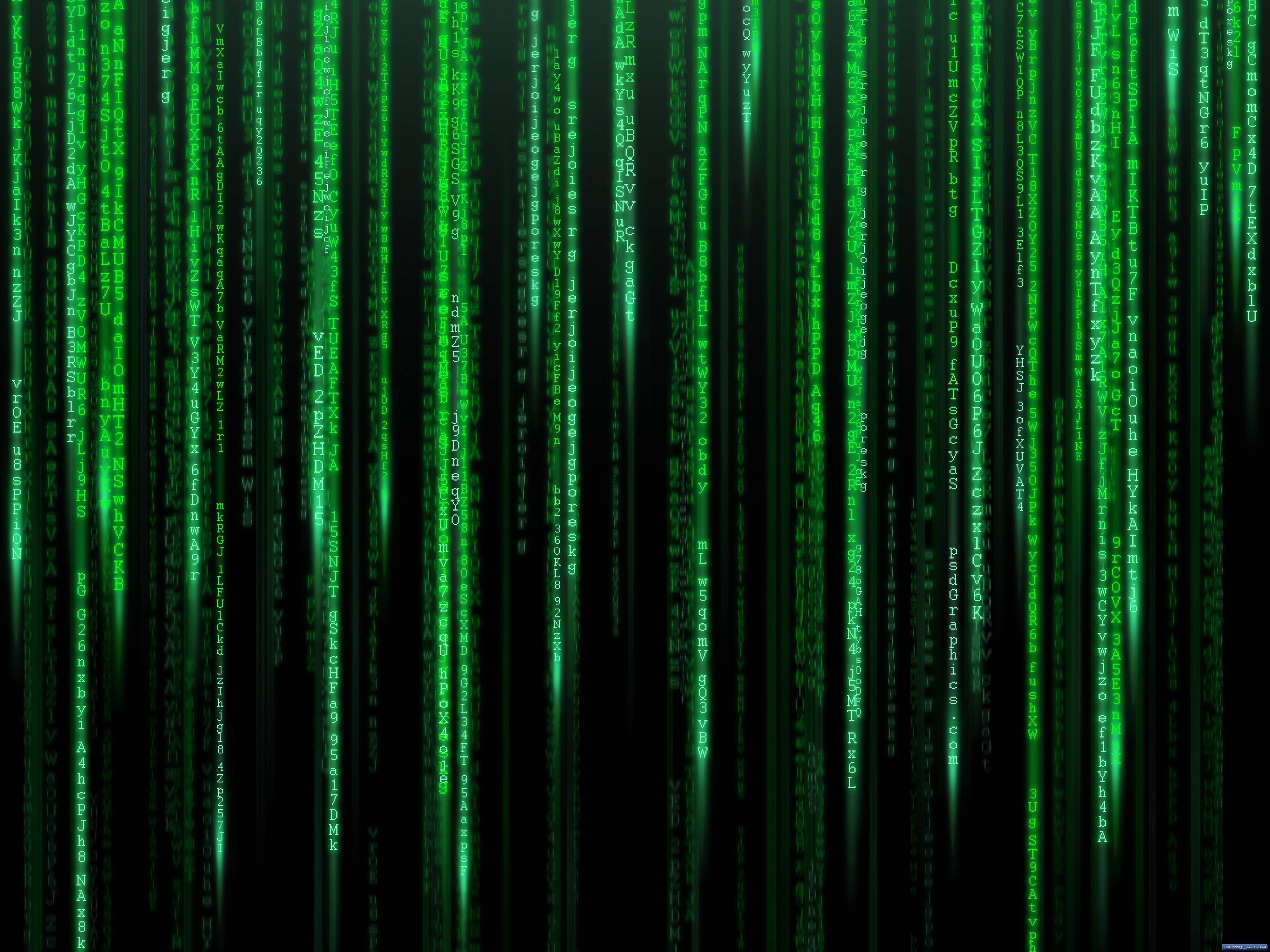 the matrix screensaver binary