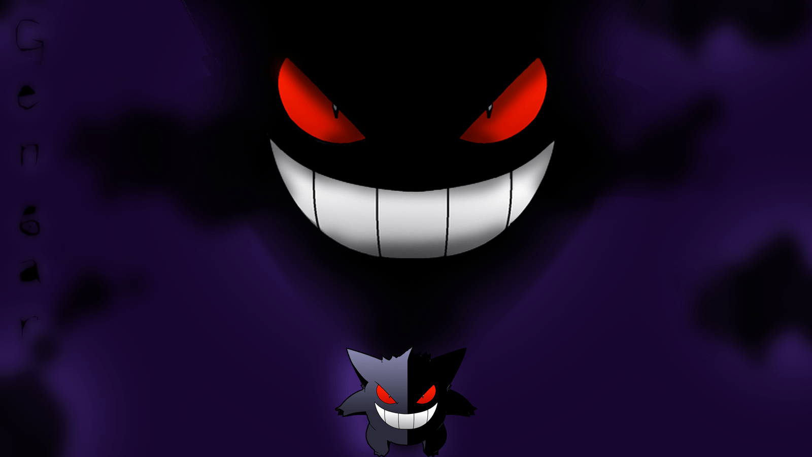 Wallpaper For > Gengar Wallpaper