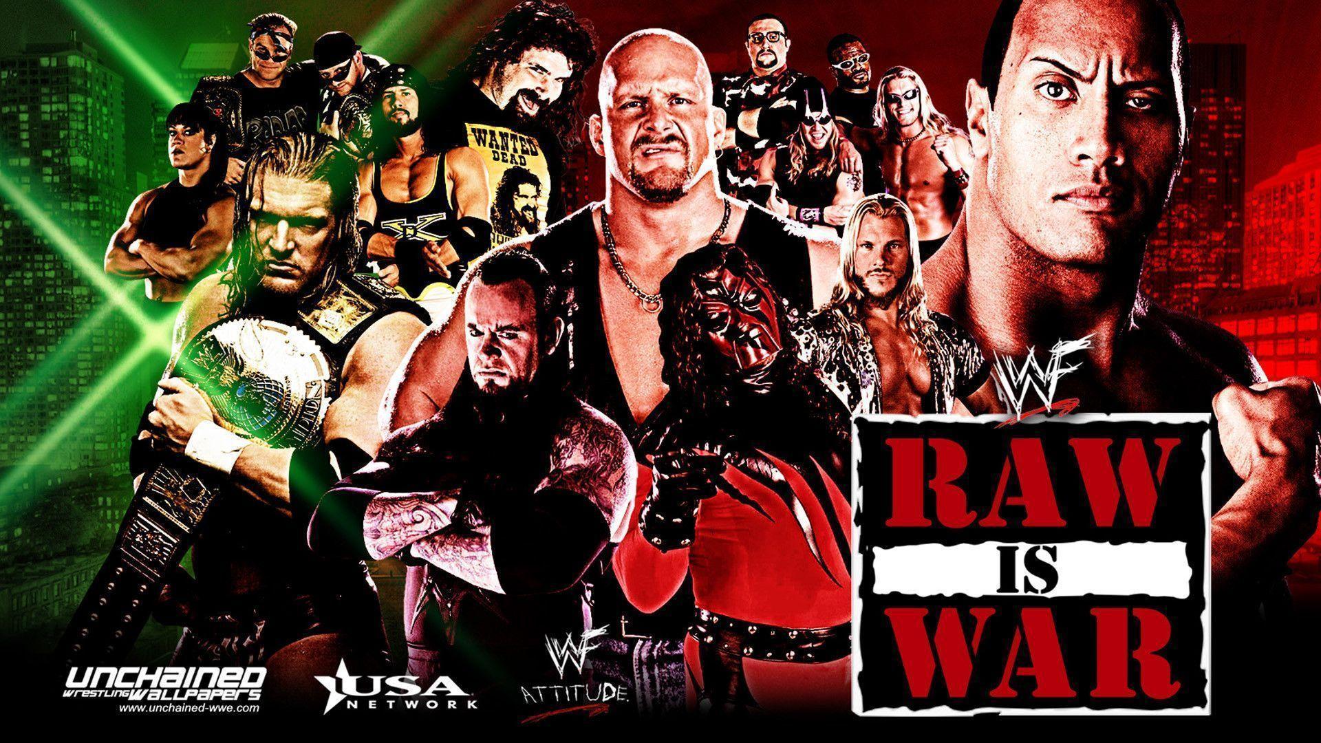 Road To Raw 1000 : WWF Raw Is War Wallpapers ~ Unchained