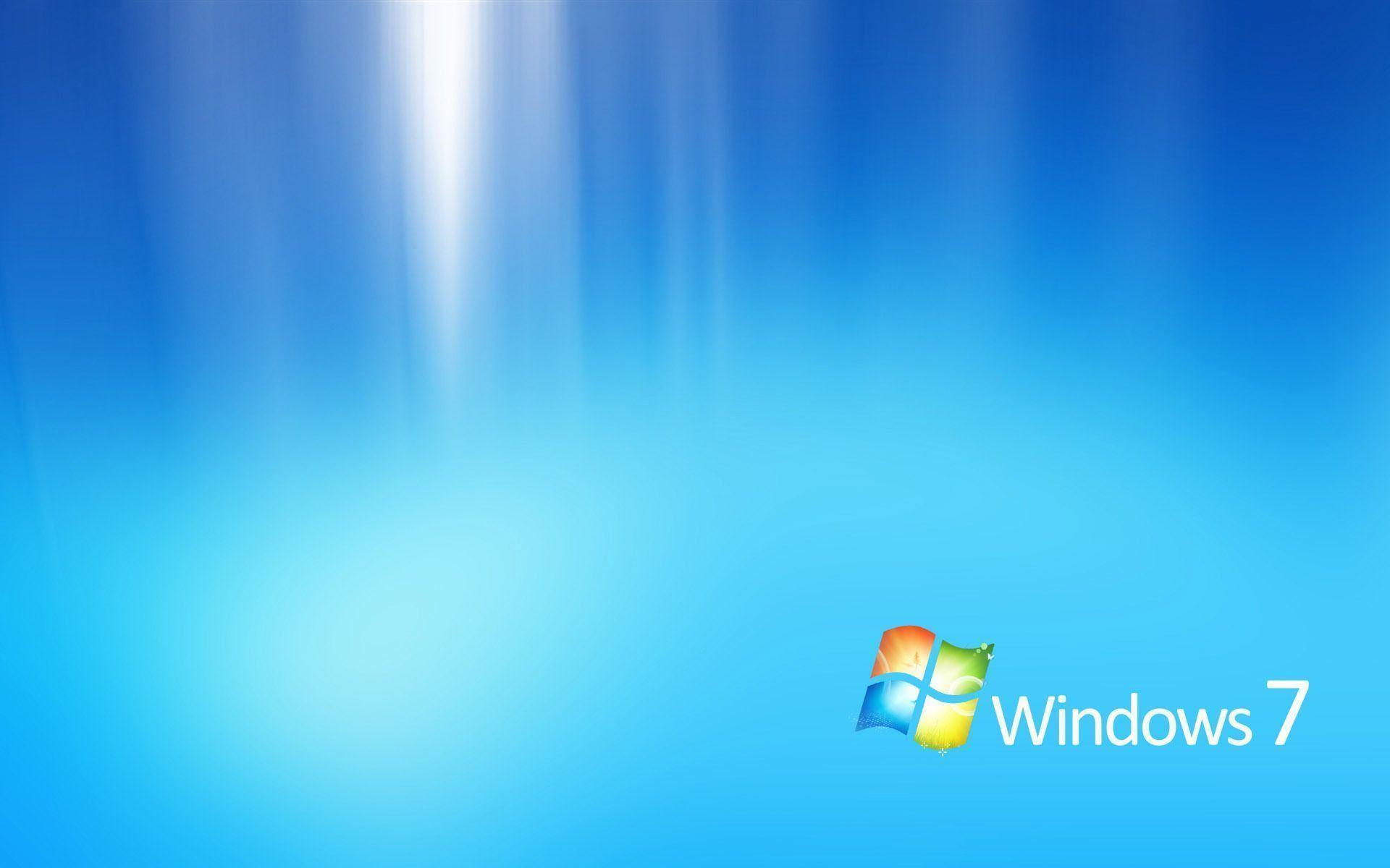 windows 7 background blue