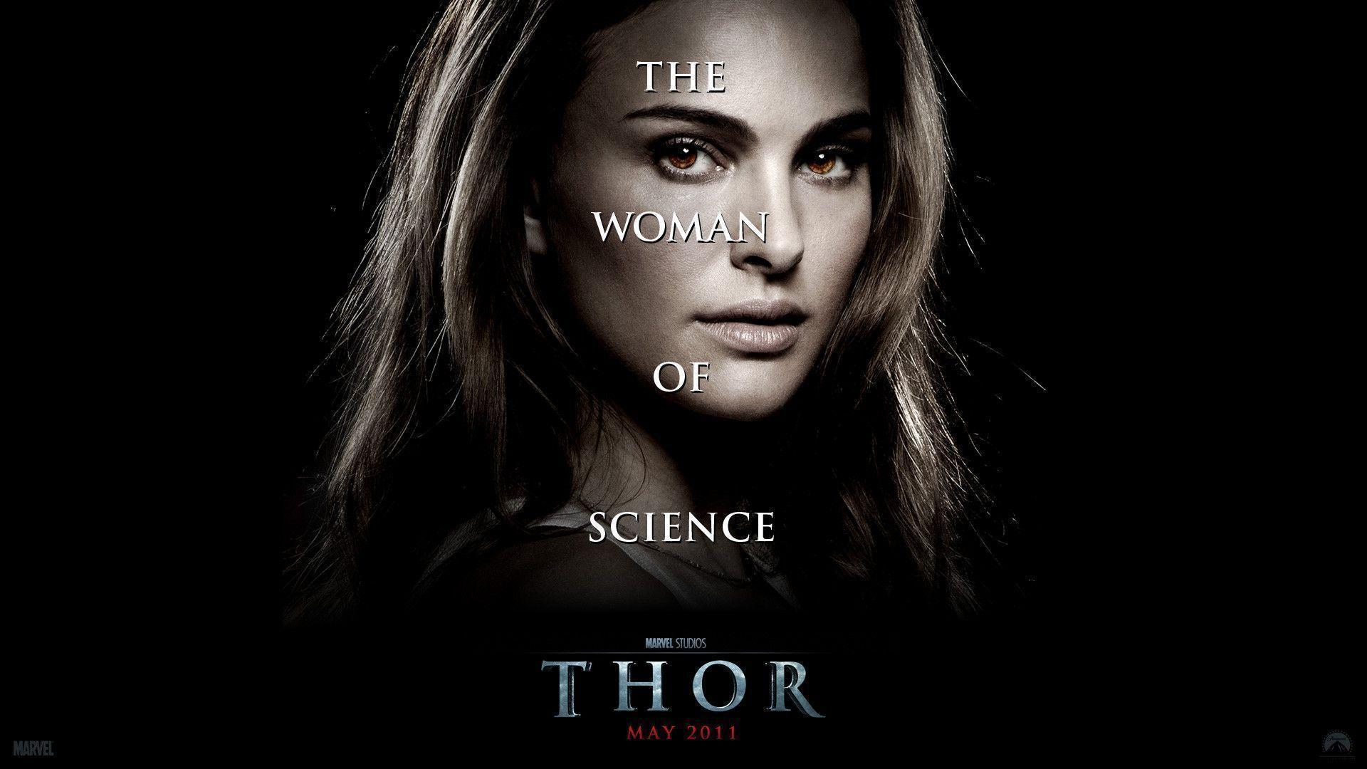 Natalie Portman in Thor Wallpaper. Prateak Movie Review