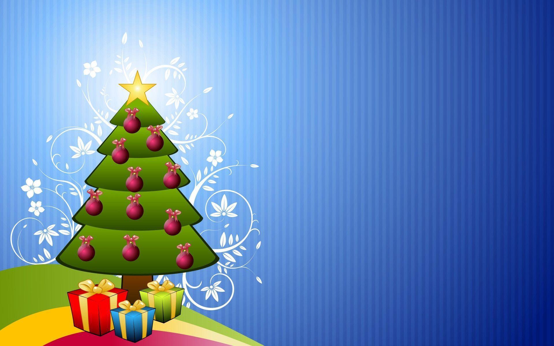 Wallpaper For > Real Christmas Tree Background