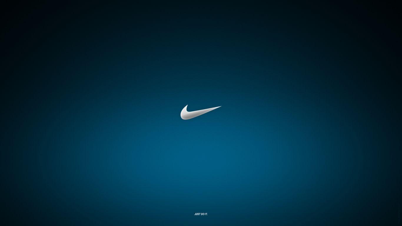 Nike Logo For Laptop With Blue Background Desktop Wide