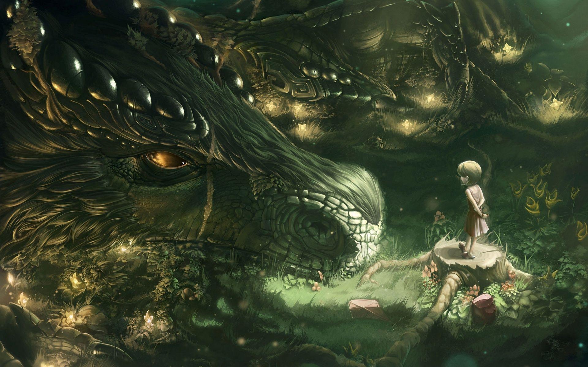 Artwork Dragon D Desktop HD Wallpaper