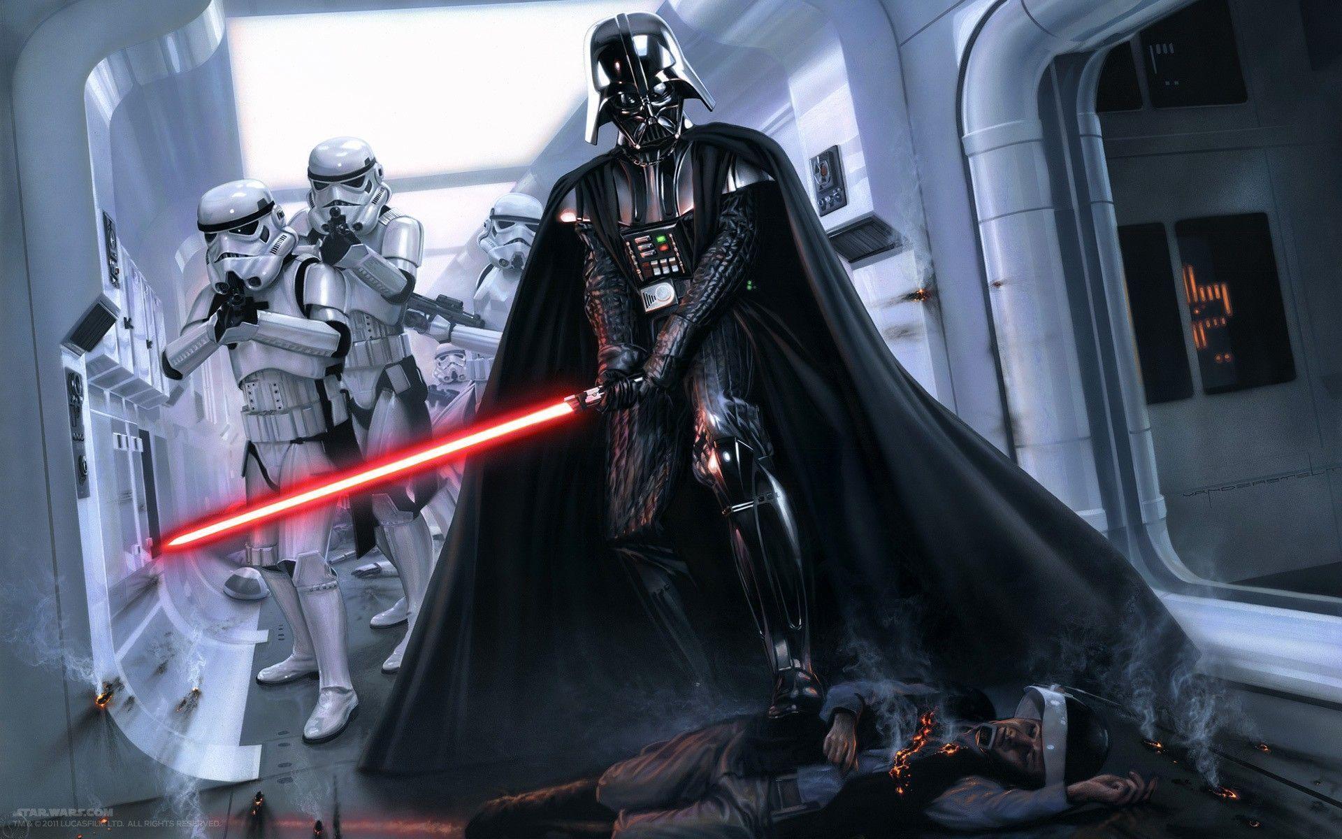 Darth Vader Star Wars Lightsaber Stormtrooper movies videogames