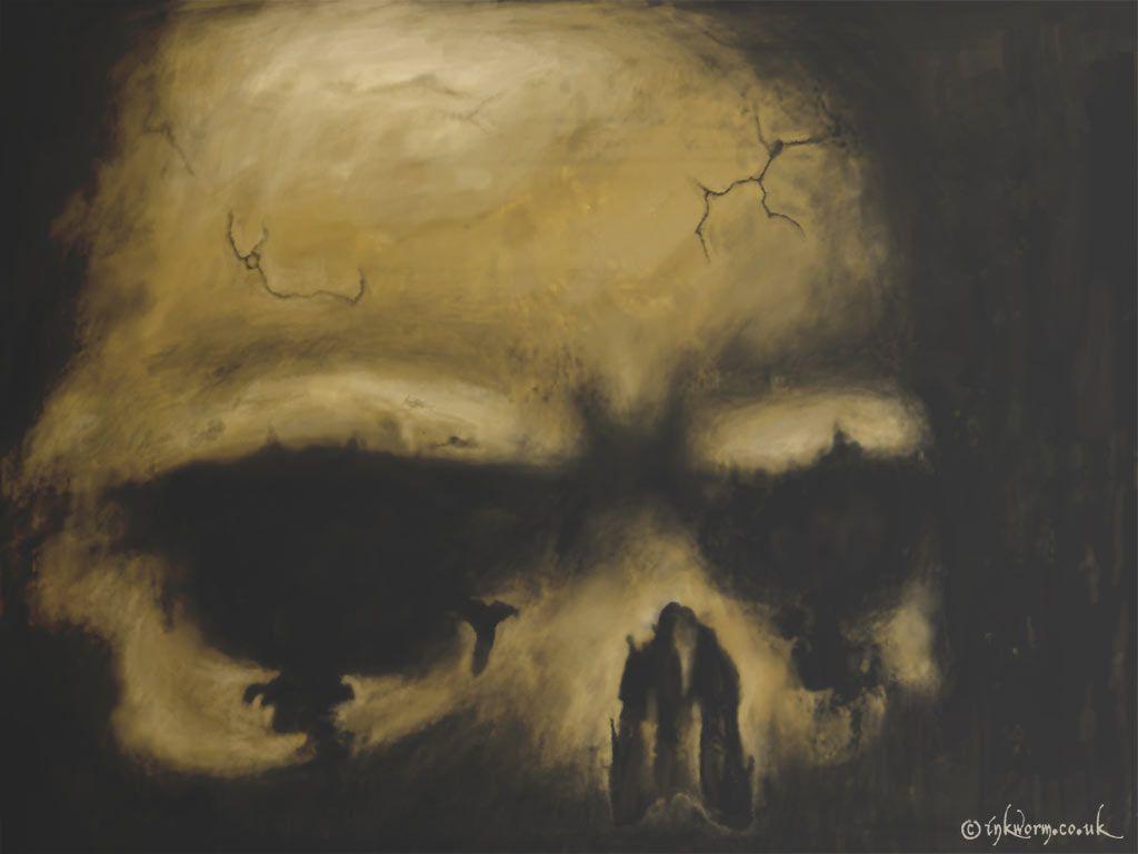 Goth skull wallpaper from Dark wallpaper