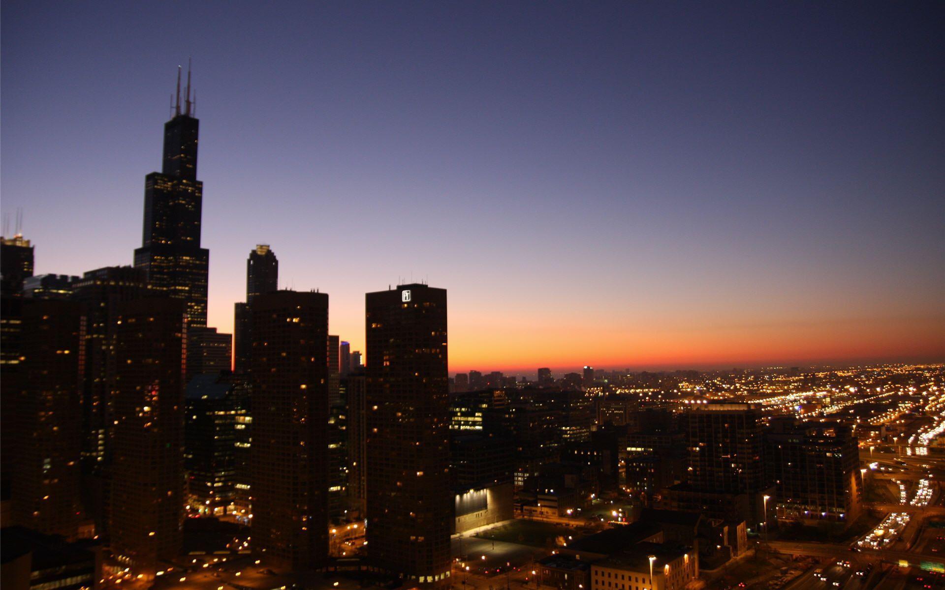 HD Chicago Skyline Wallpaper / Wallpaper Database