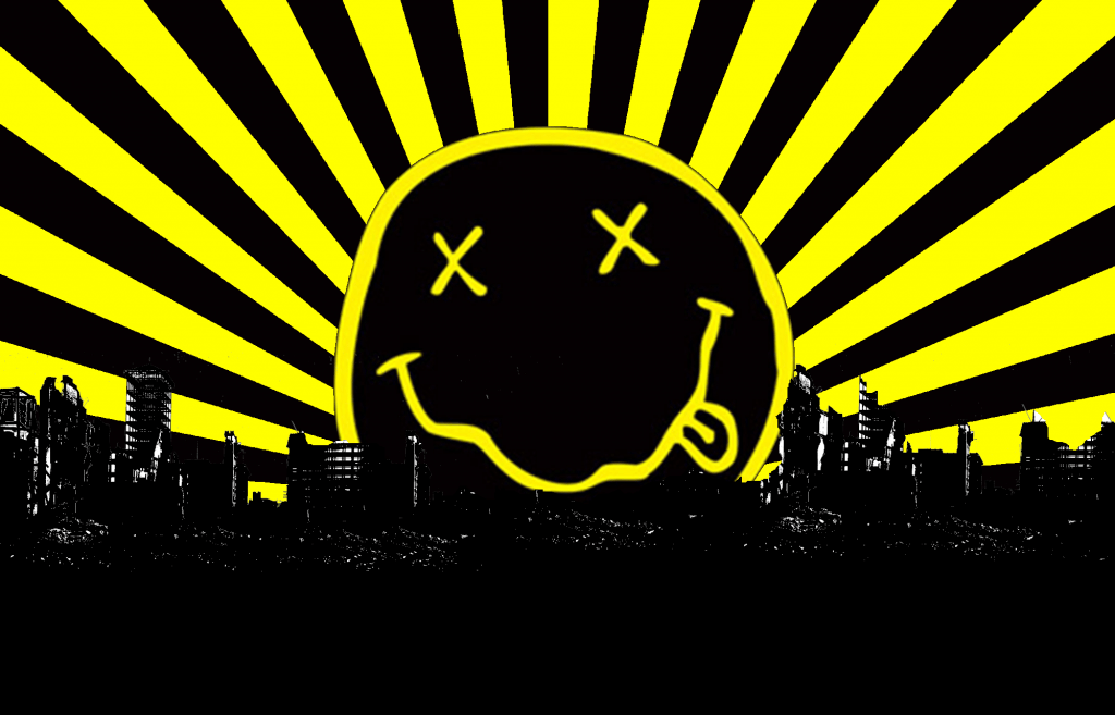 Nirvana Smiley Wallpaper