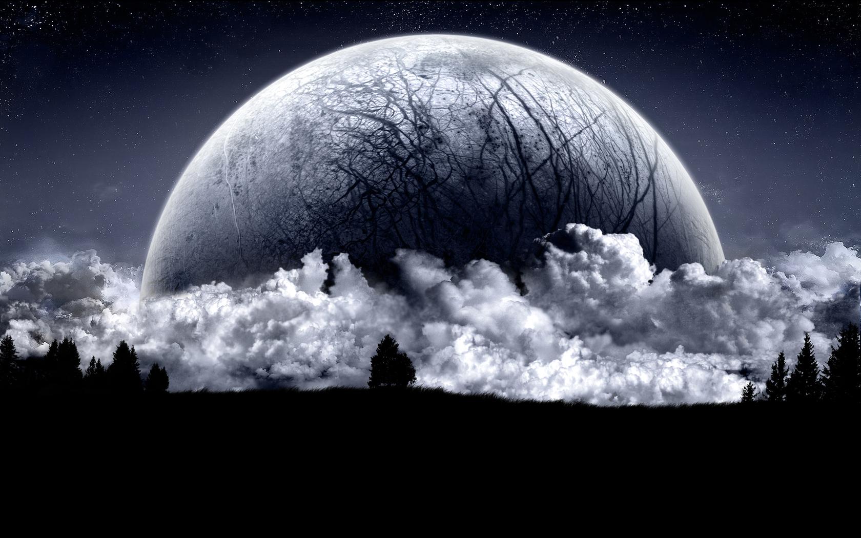 The birth of Europa moon free desktop background wallpaper