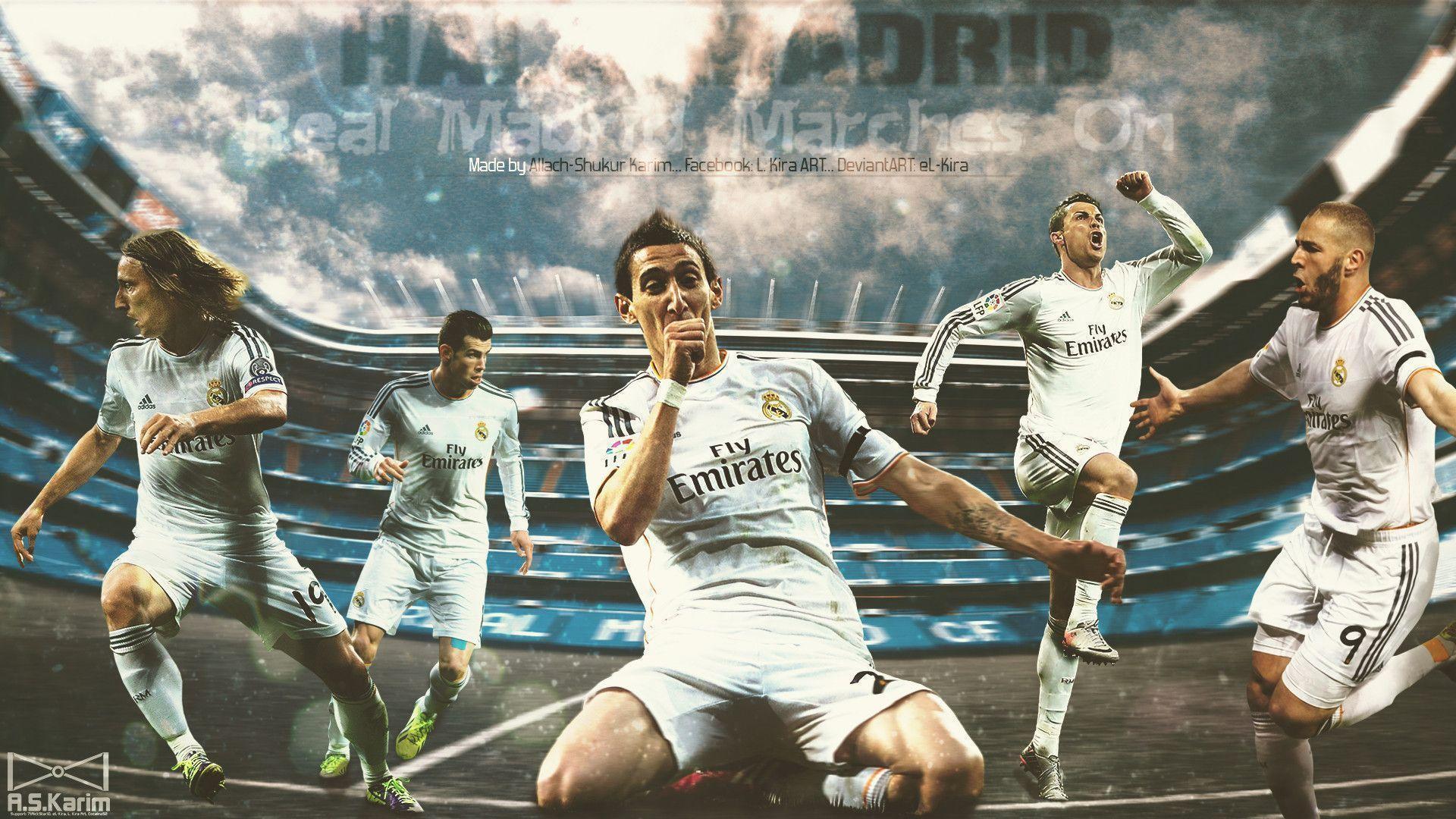 Real Madrid Wallpapers: Bạn là fan hâm mộ Real Madrid? Hãy lựa chọn cho mình bộ sưu tập hình nền Real Madrid đẹp mắt nhất từ trước đến nay. Với sự kết hợp phối màu và hình ảnh hoàn hảo, các hình nền này sẽ khiến cho máy tính của bạn trở nên hoàn hảo hơn và ca ngợi tình yêu của bạn với đội bóng mà bạn yêu thích.
