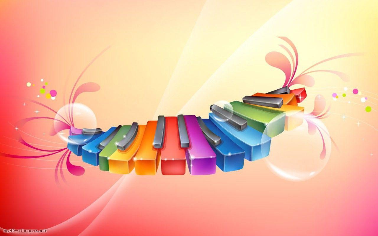 Free Download Wallpaper Rainbow Abstract Xylophone Free Desktop