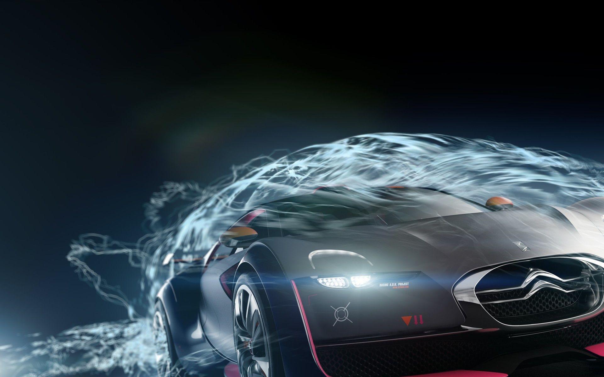 Car: Extraordinary Citroen Survolt Concept aura Wallpaper