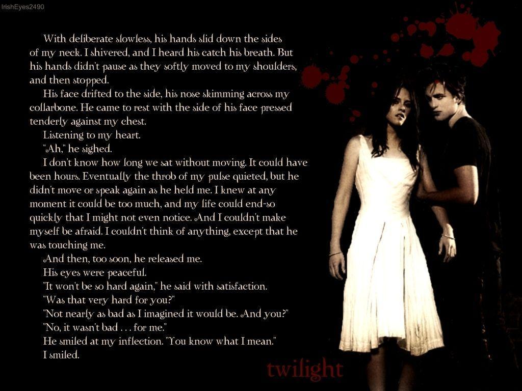 Twilight Quotes Series Wallpaper Fanpop, Red