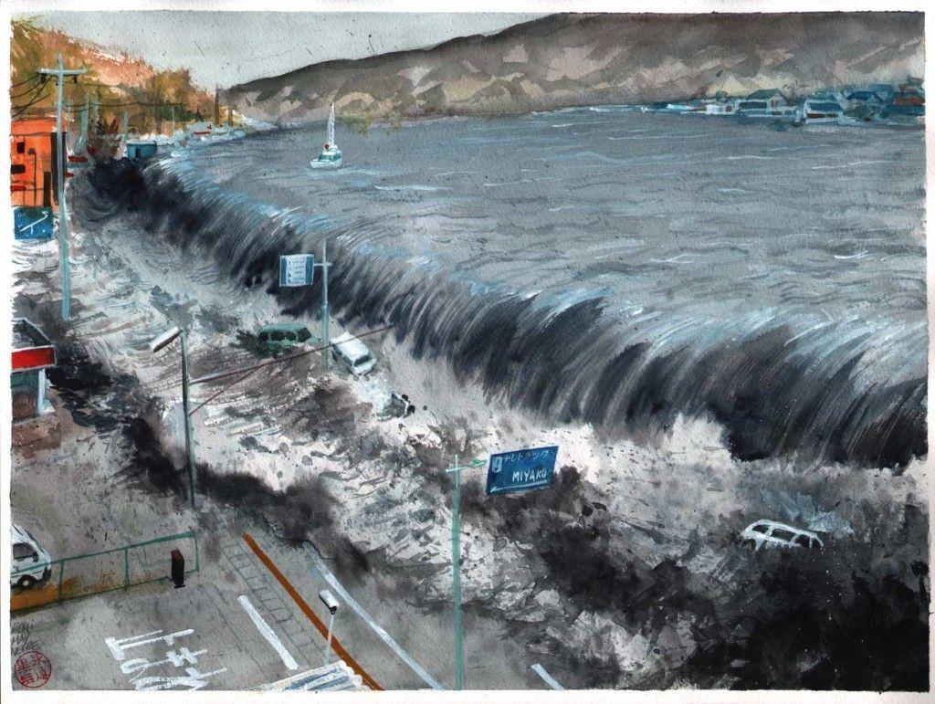 Tsunami wallpaper HD. Wallpaper desktop, Free download wallpaper