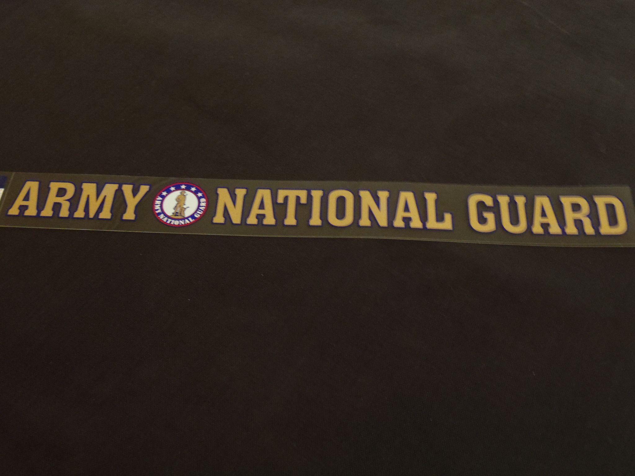 Army National Guard Decal [D133 A] $2.50, Wings Aviation