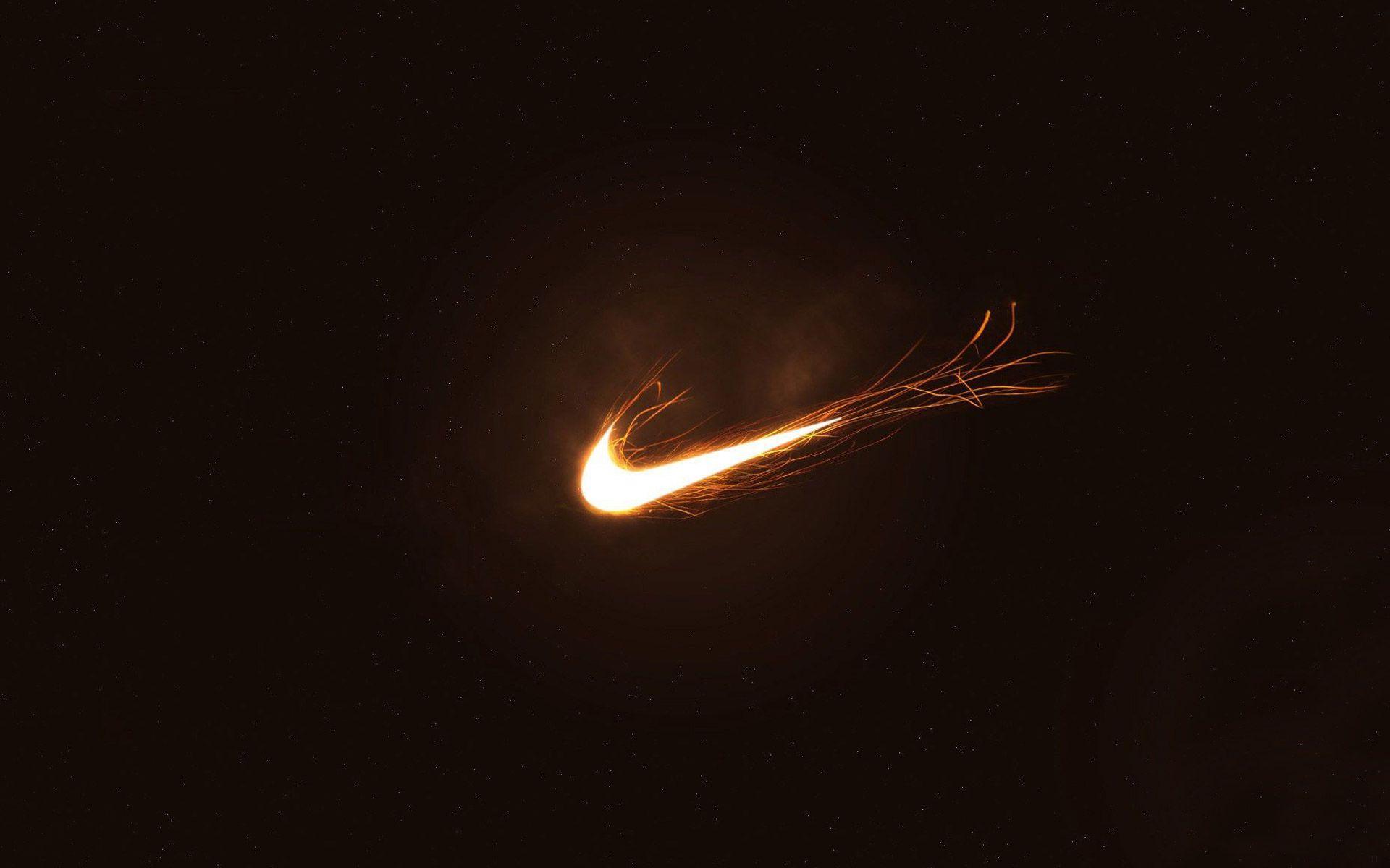 Fire Nike Logo Wallpaper Backgrounds Wallpapers