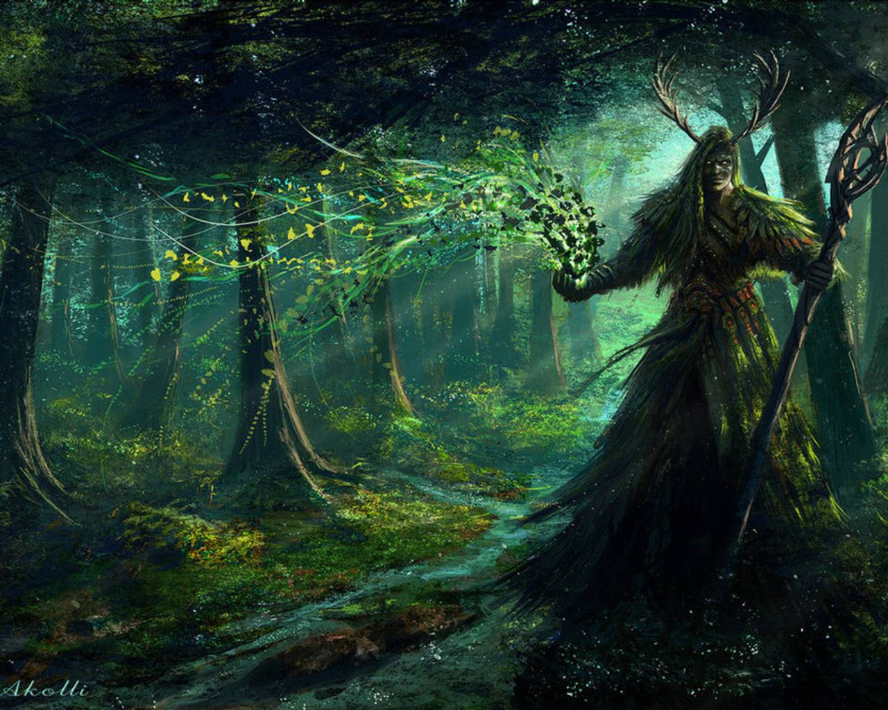 Druid Wallpaper Marca del Este RPG