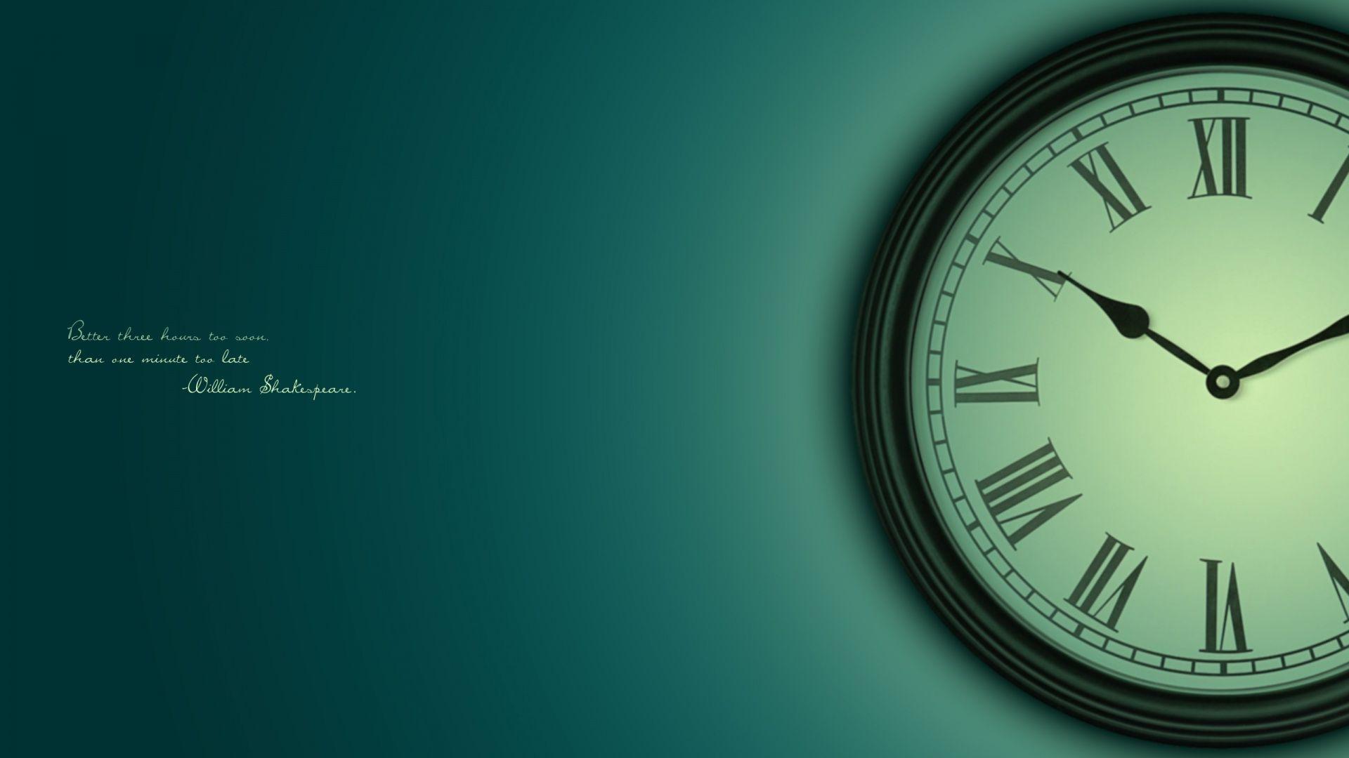 Clock wallpaper