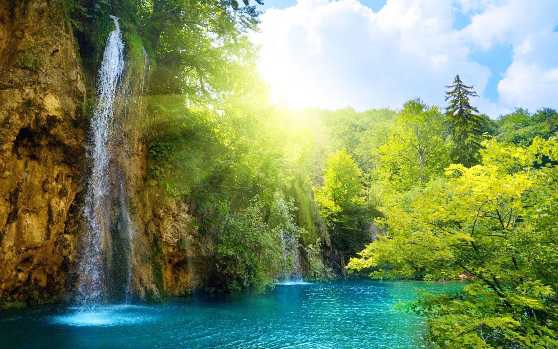 Beautiful Waterfall Wallpaper Download HD Wallpaper Picture. HD