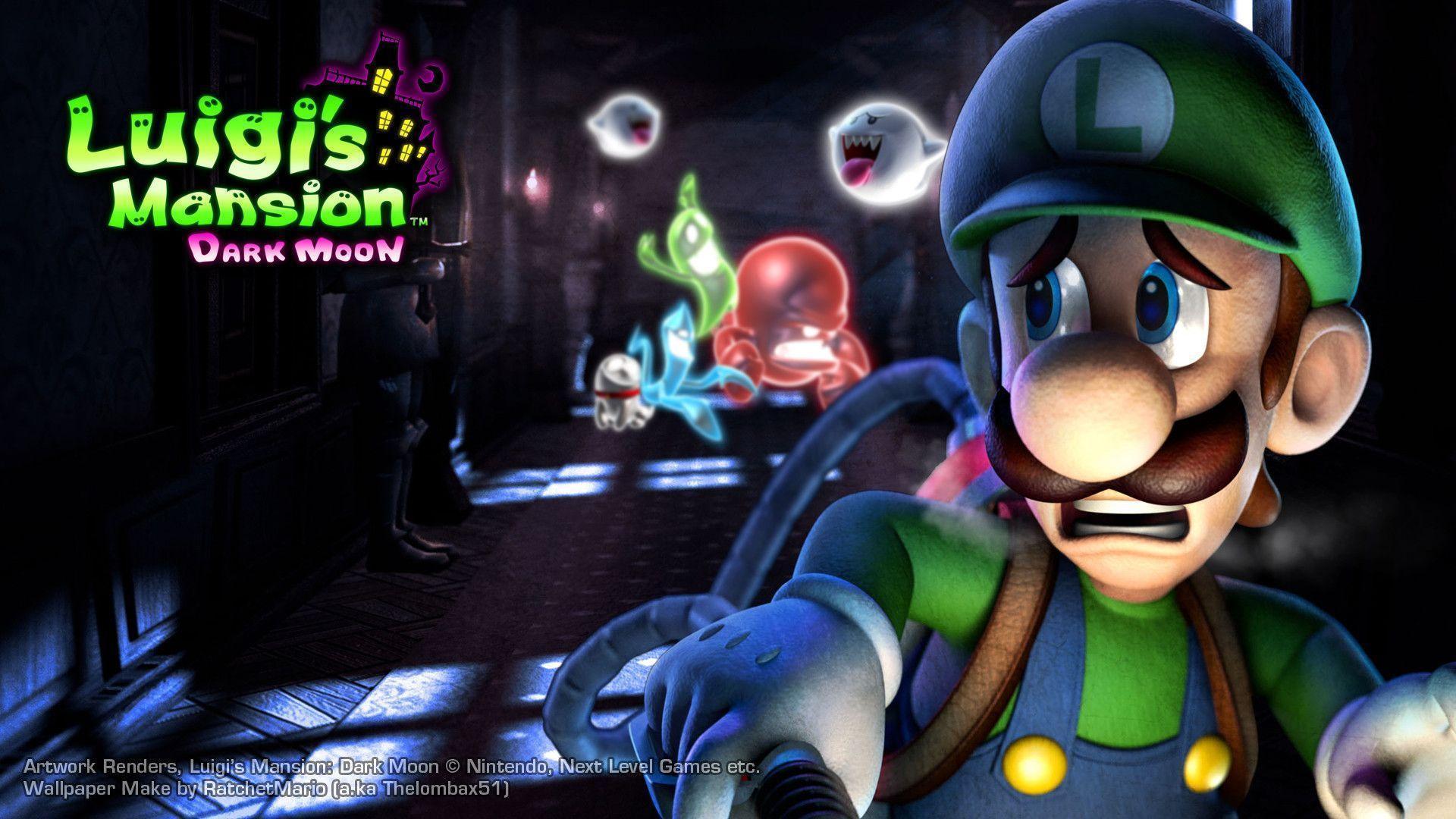 Luigi&;s Mansion: Dark Moon Wallpaper. Luigi&;s Mansion: Dark