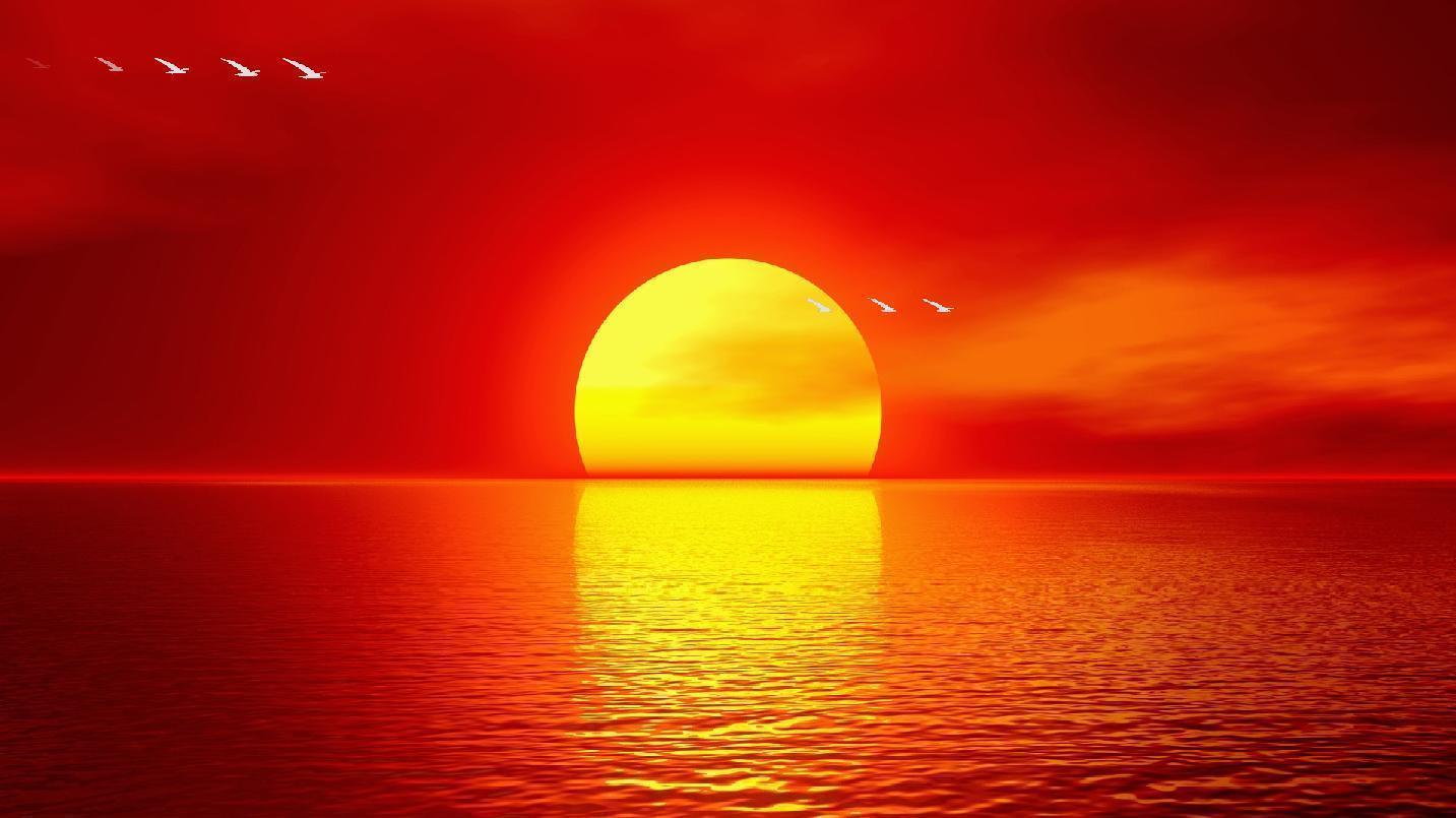 Beautiful Ocean Sunsets Wallpaper Widescreen
