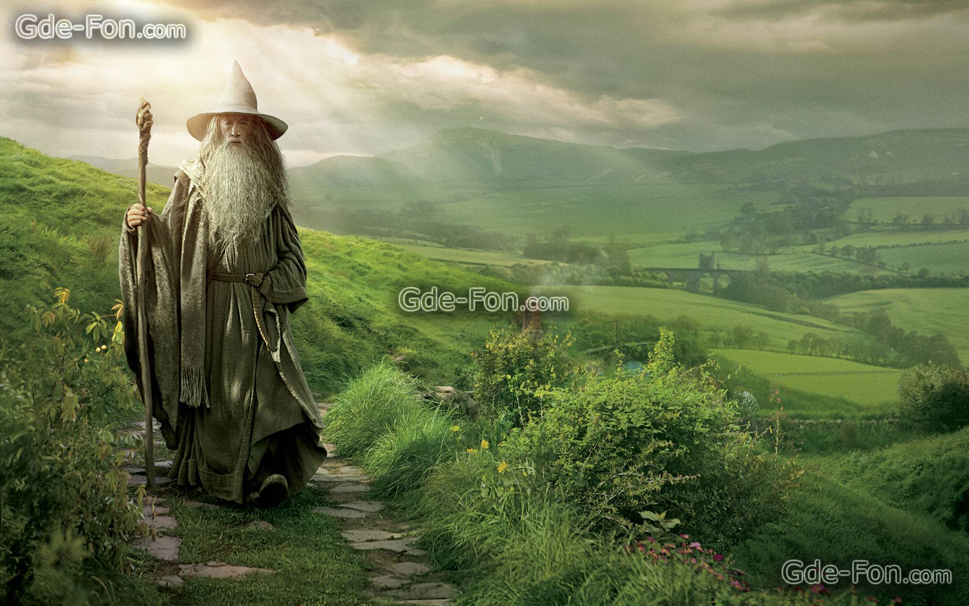 Download wallpaper The Hobbit an unexpected journey, Gandalf