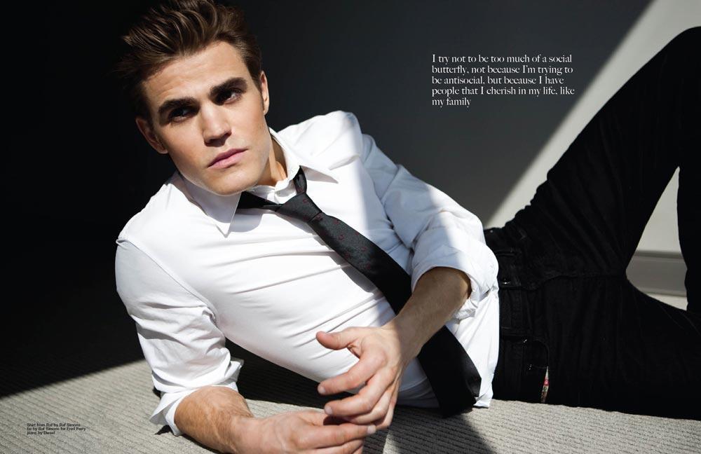 Paul Wesley Exclusive. DA MAN Magazine Your Own Style!