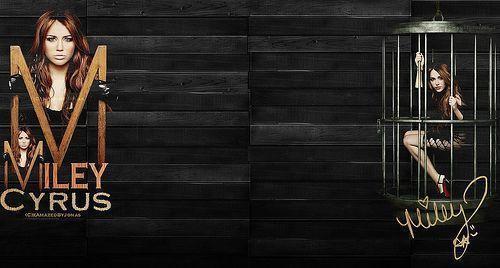 Miley Cyrus Twitter BackGround Sharing!