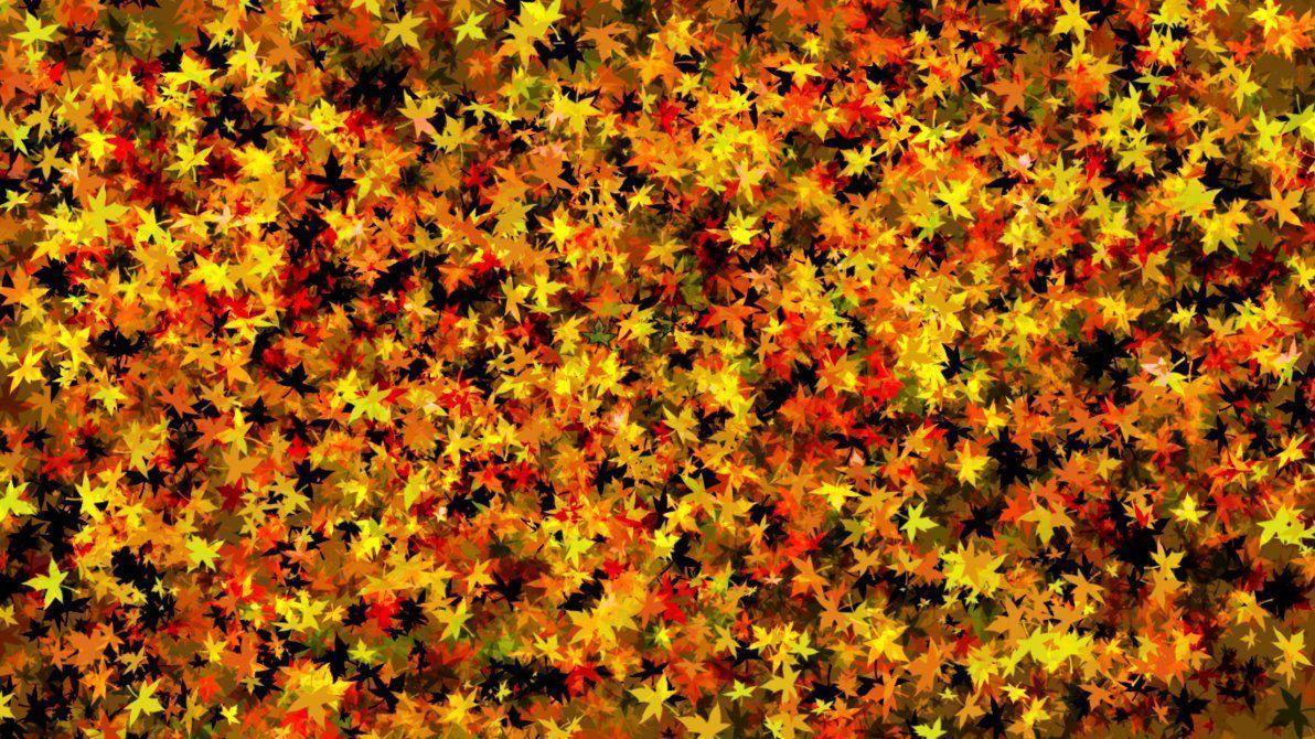 Fall Leaves Background By Mburns1013