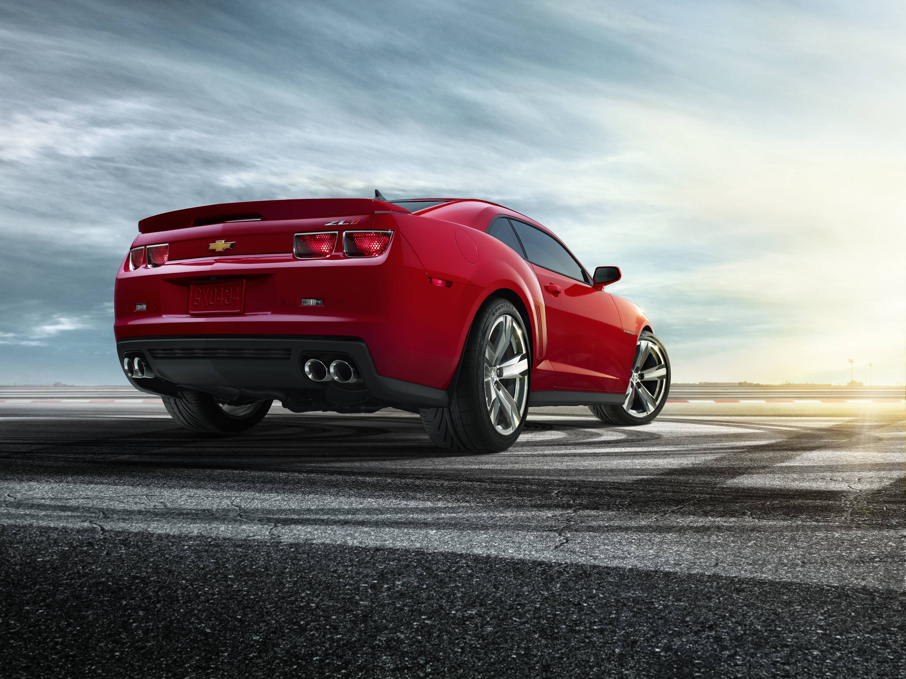 Download red camaro image desktop wallpaper with original High