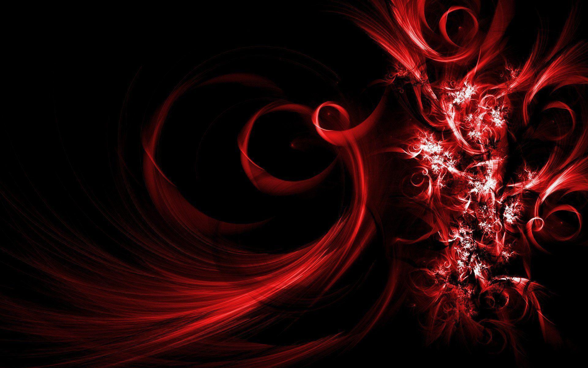Red And Black Abstract Wallpaper and Background