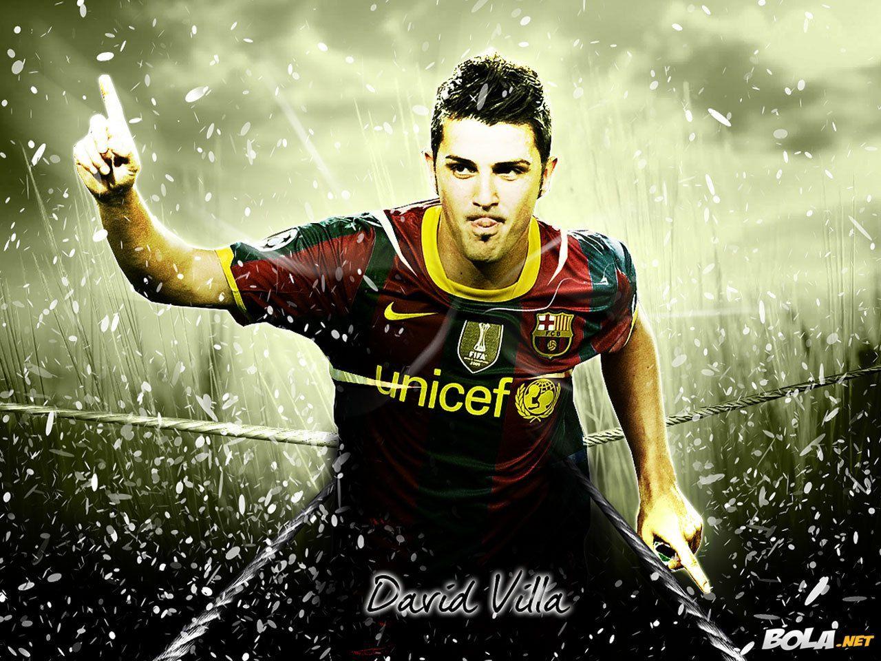 Home Of Football Stars: David Villa Barcelona Wallpaper 2011 2012