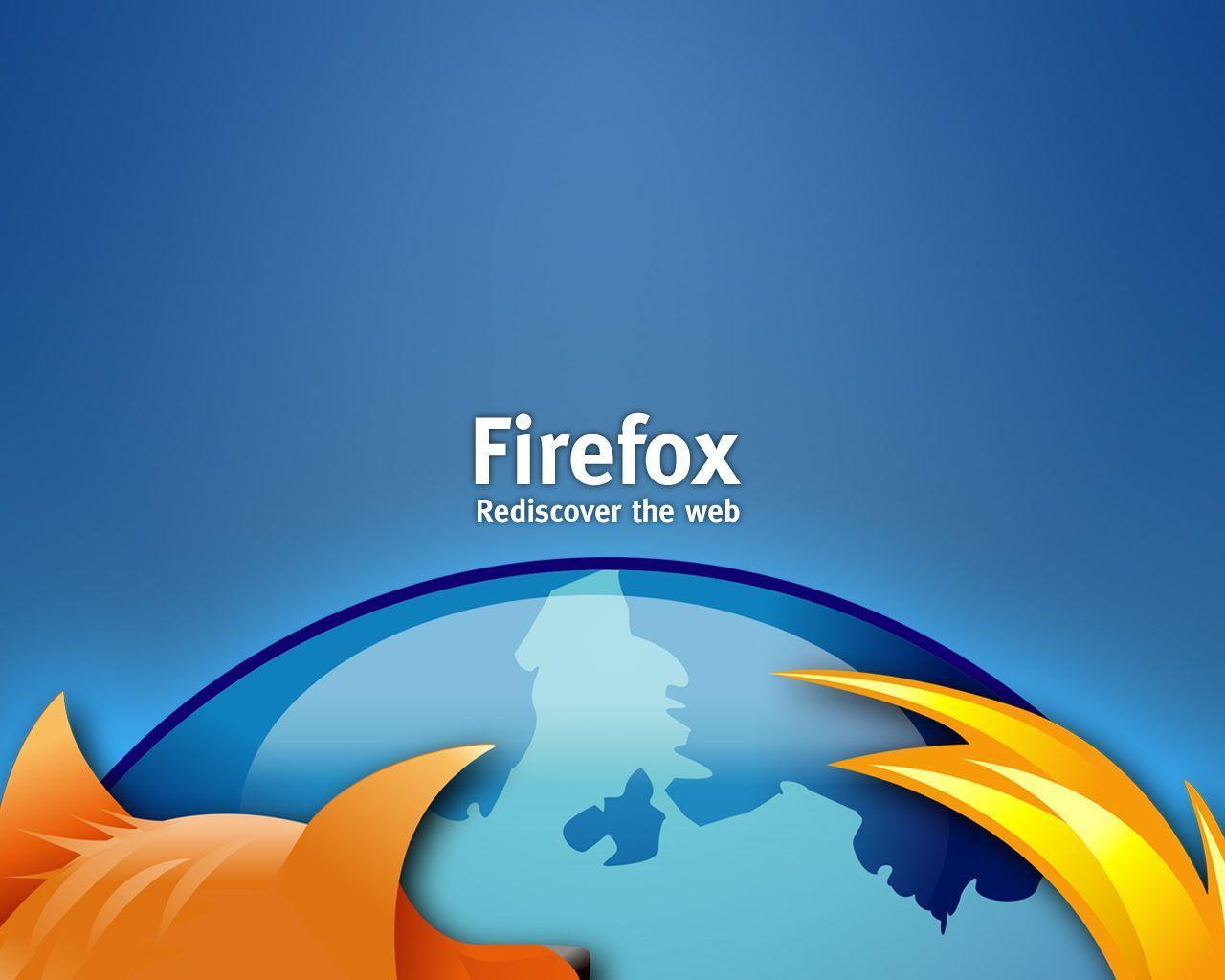 Firefox Glass Wallpaper