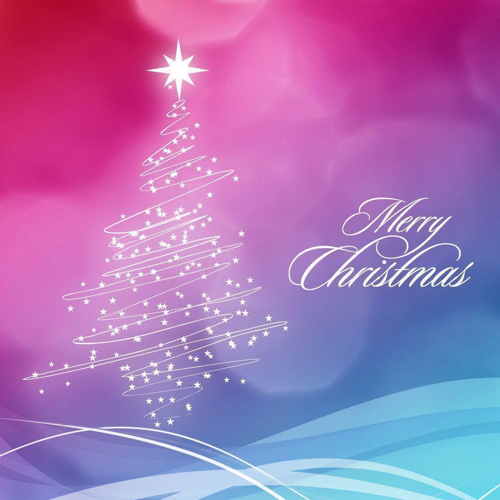 Merry Christmas iPad Wallpaper HD Background Photo 53229 Label