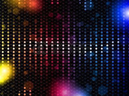 Vector Rainbow Neon Party Background Royalty Free