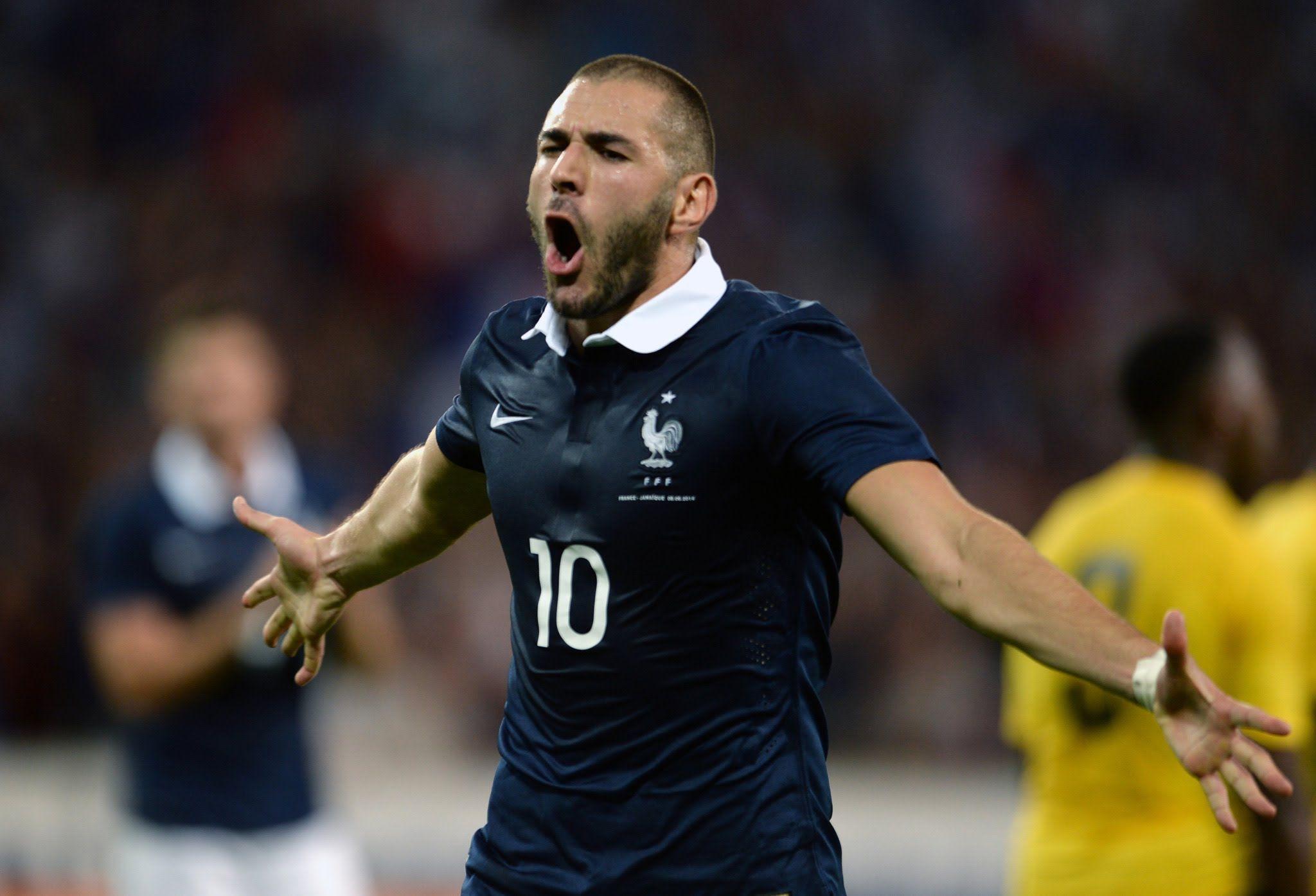 Wallpaper, Karim Benzema Kick France Vs Honduras