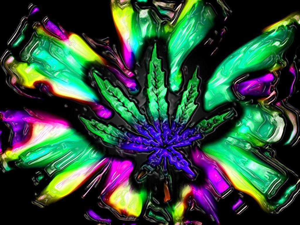 Marijuana image Trippy wallpaper HD wallpaper and background