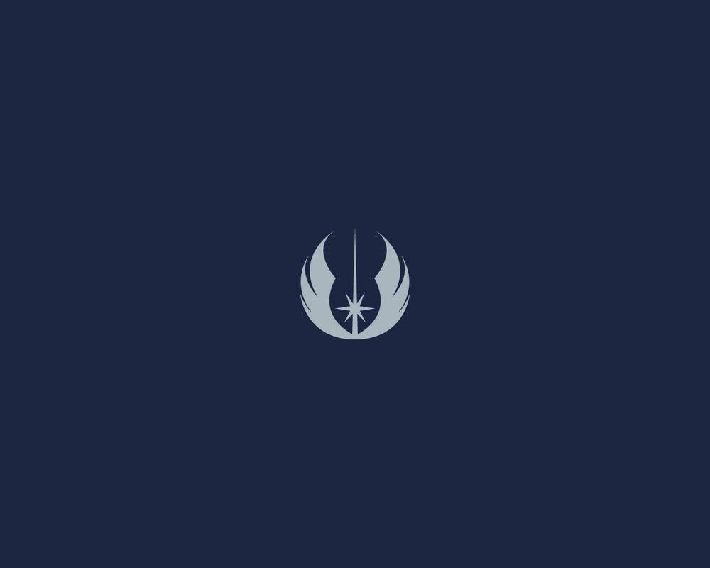 Minimalist Star Wars wallpaper: Jedi Emblem