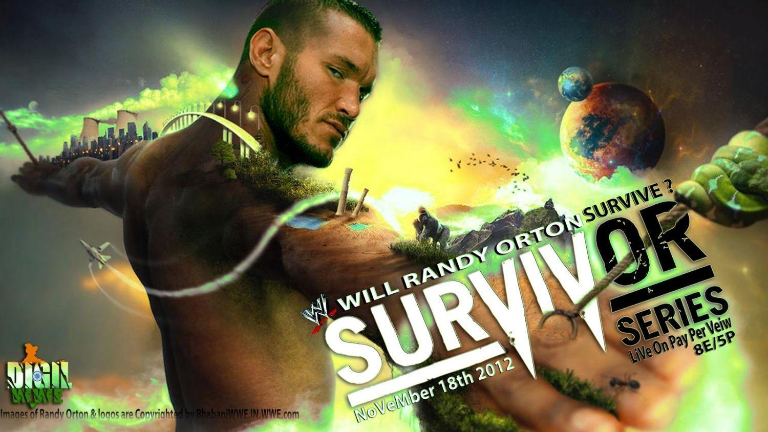 Randy Orton feat SurViVour Series HQ Wallpaper Designed