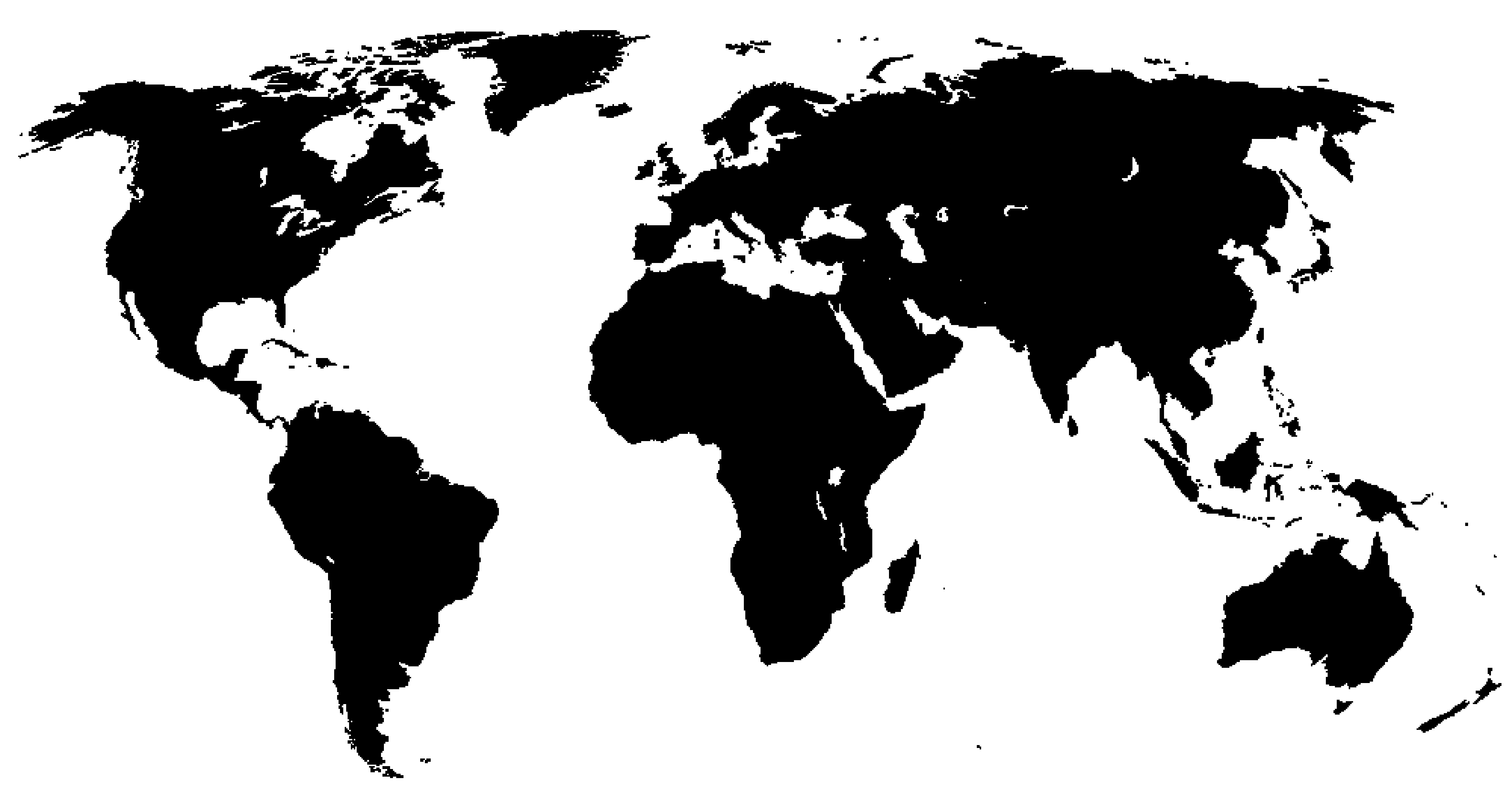 16 World Map Pixelated