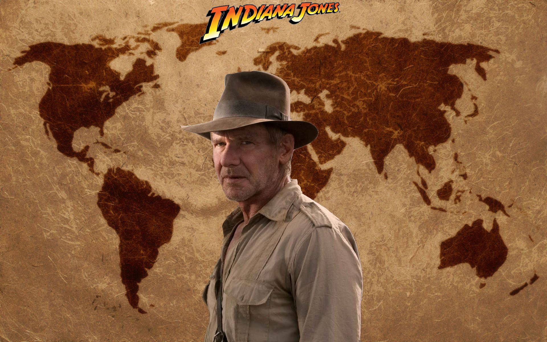 Indiana Jones Map Wallpaper V2
