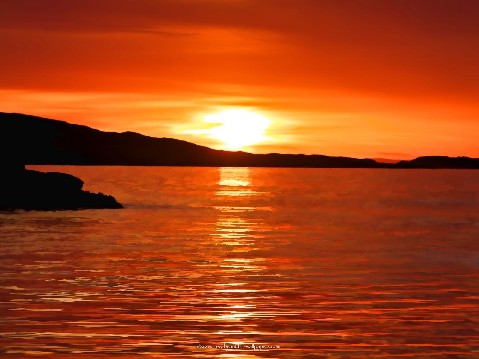 Free Wallpapers Ocean Sunset For Desktop Backgrounds 13 HD
