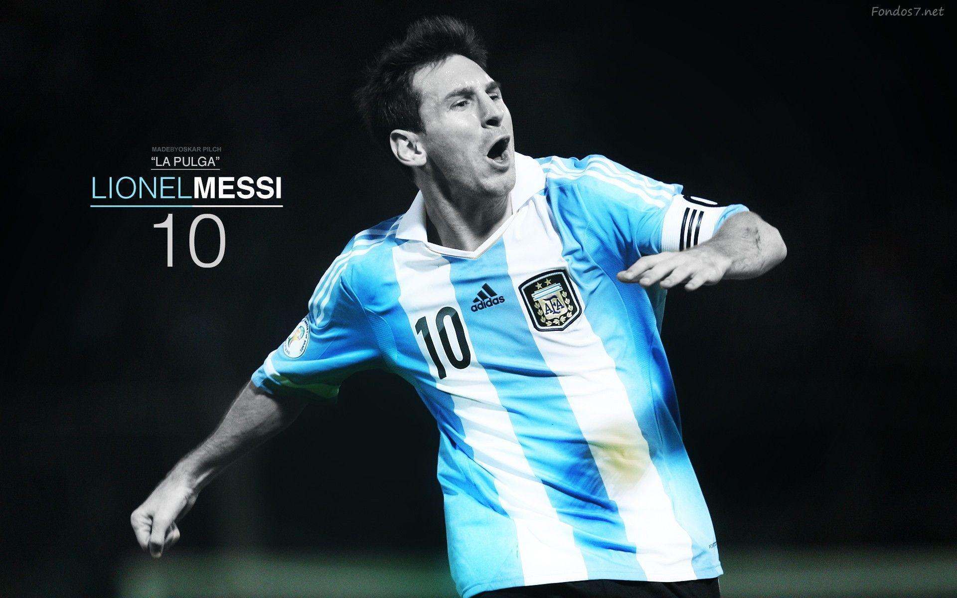 Lionel Messi 10 Argentina Footballers Picture Wallpaper